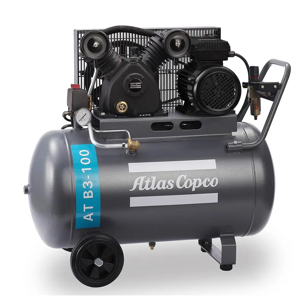 ATLAS COPCO 3HP 100L 1 Phase 300L/M Piston Air Compressor 1129740177