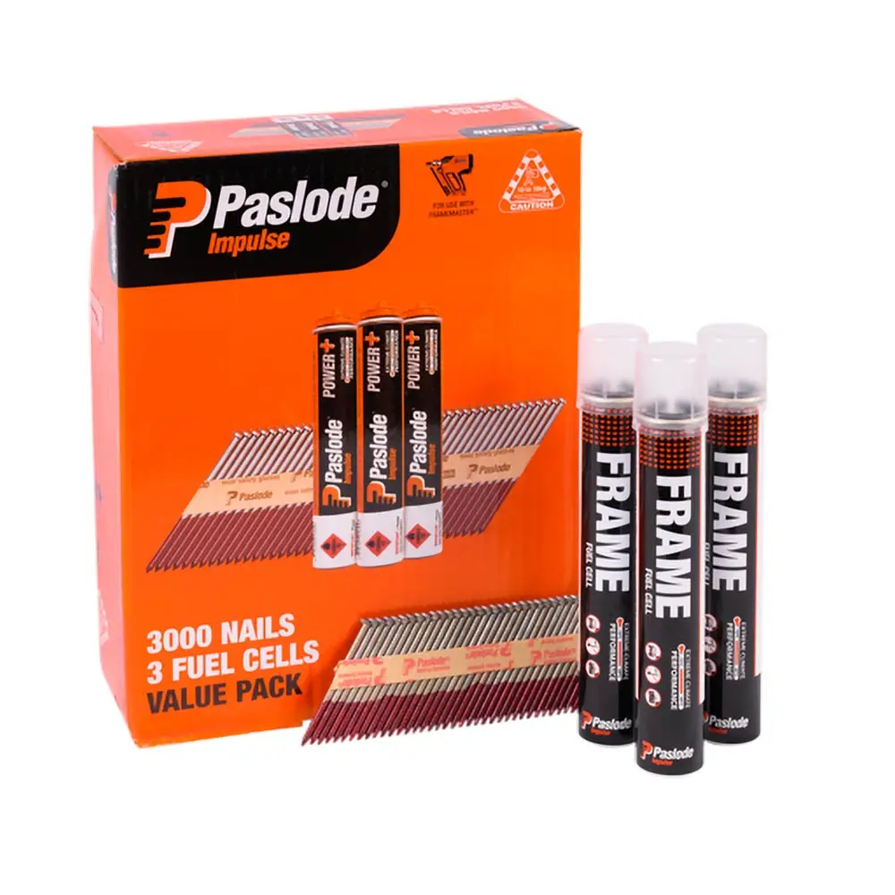 PASLODE 65mm Impulse DekFast 3000 Pack B20562V