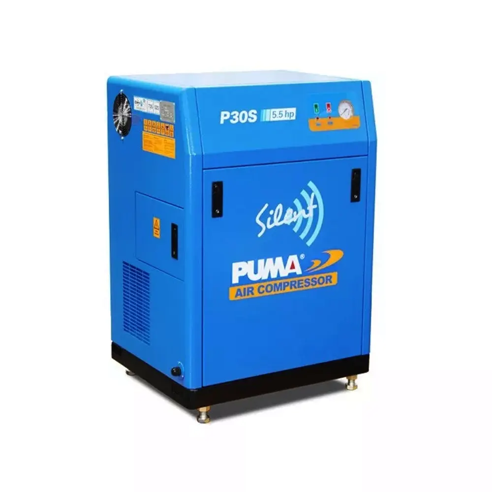 PUMA Piston Air Compressor Silent 5.5HP 600L/Min Dryer & 300L Tank Professional Kit