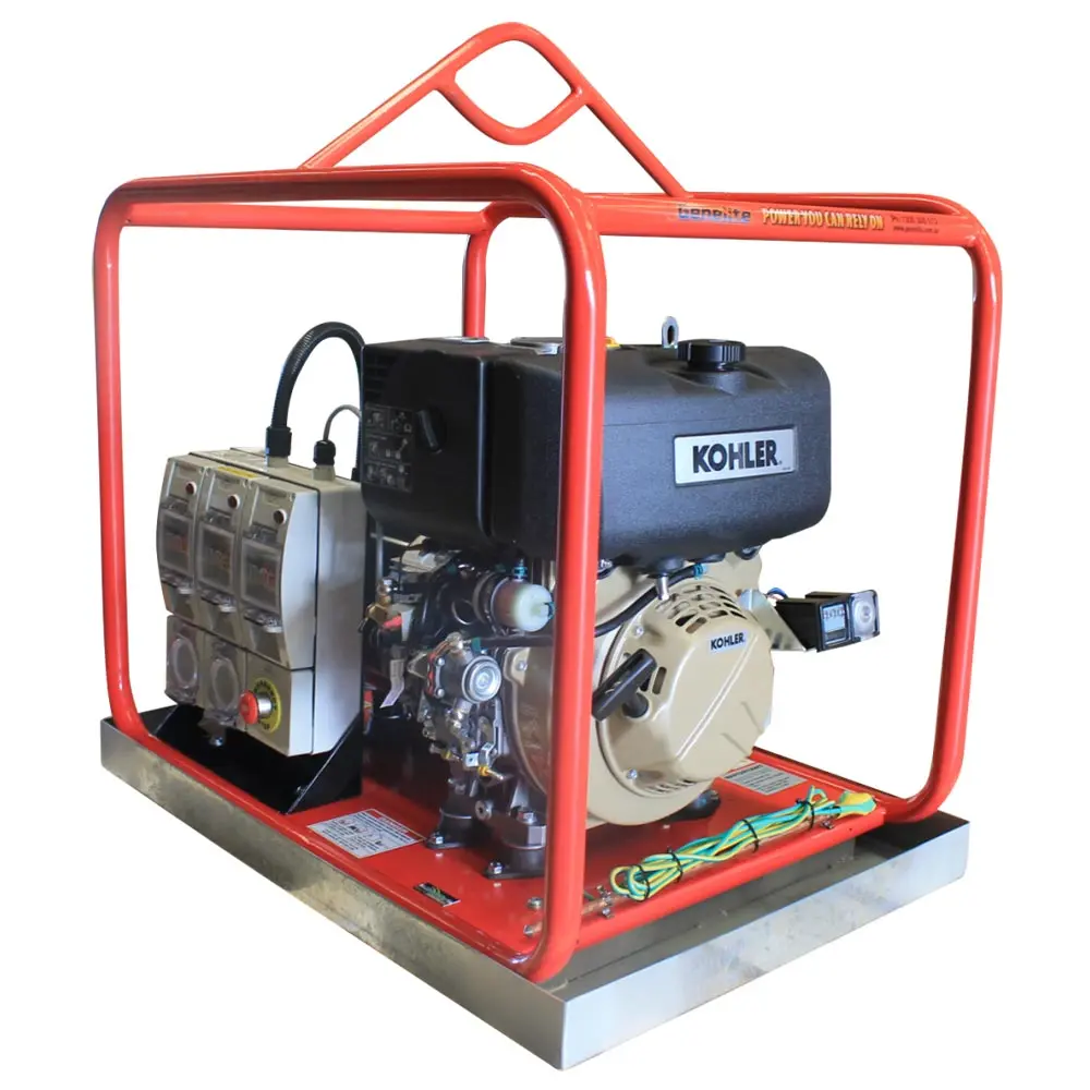 GENELITE 7.0kVA KOHLER Diesel Generator Single Phase - Minespec GKD5600E-MS