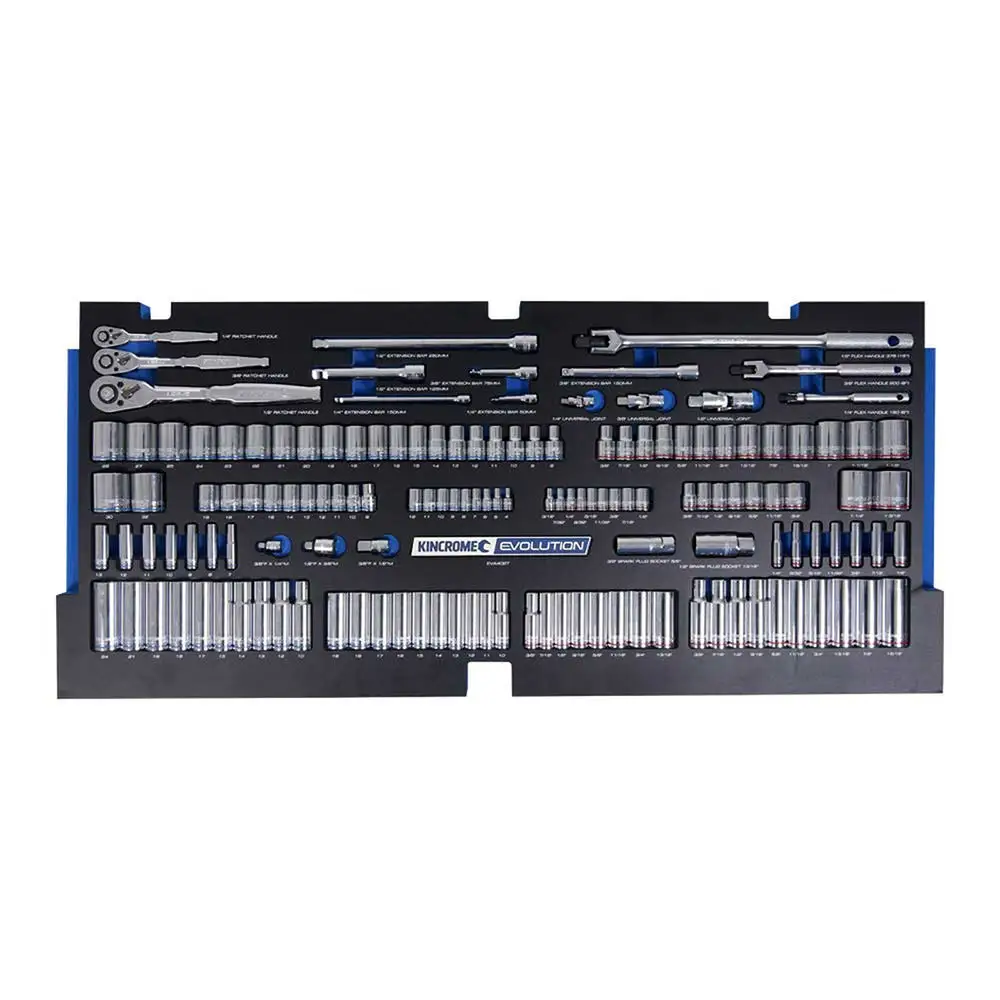 KINCROME Evolution Eva Tray 144 Piece Sockets & Accessories EVA402T