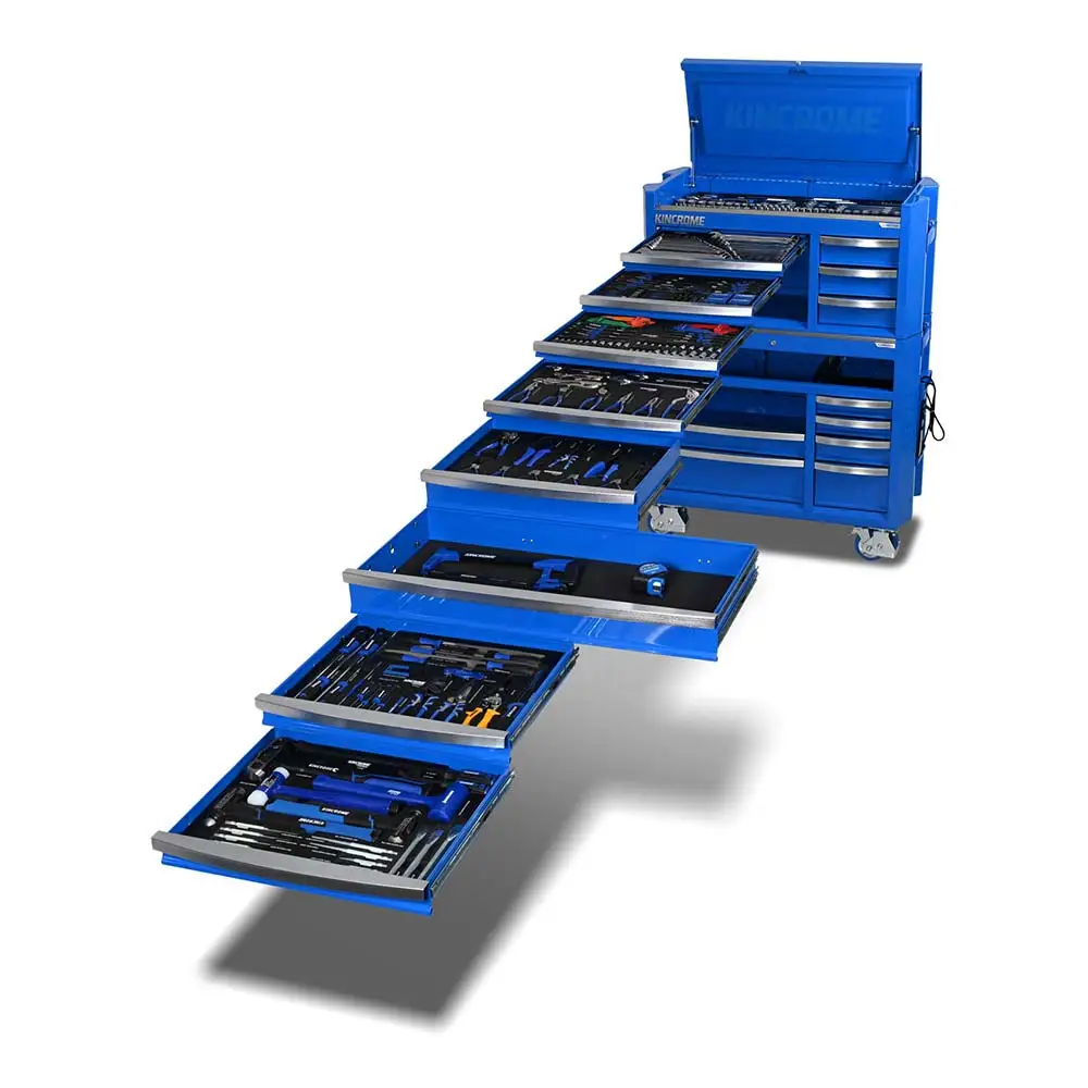 KINCROME 42" 17 Drawer Contour Workshop Tool Kit - 545 Piece K1958