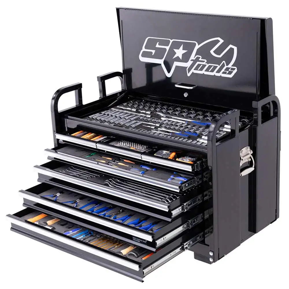 SP TOOLS 413 Piece 7 Drawer Off Road Series Tool Kit - Black SP50115X