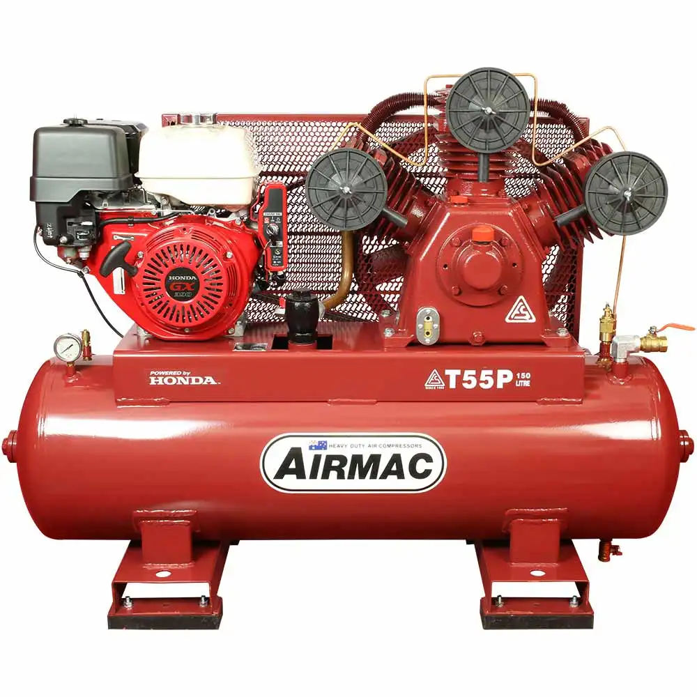 AIRMAC 13hp 150l 1225 L/Min Honda Electric Start Air Compressor AM T55P ES