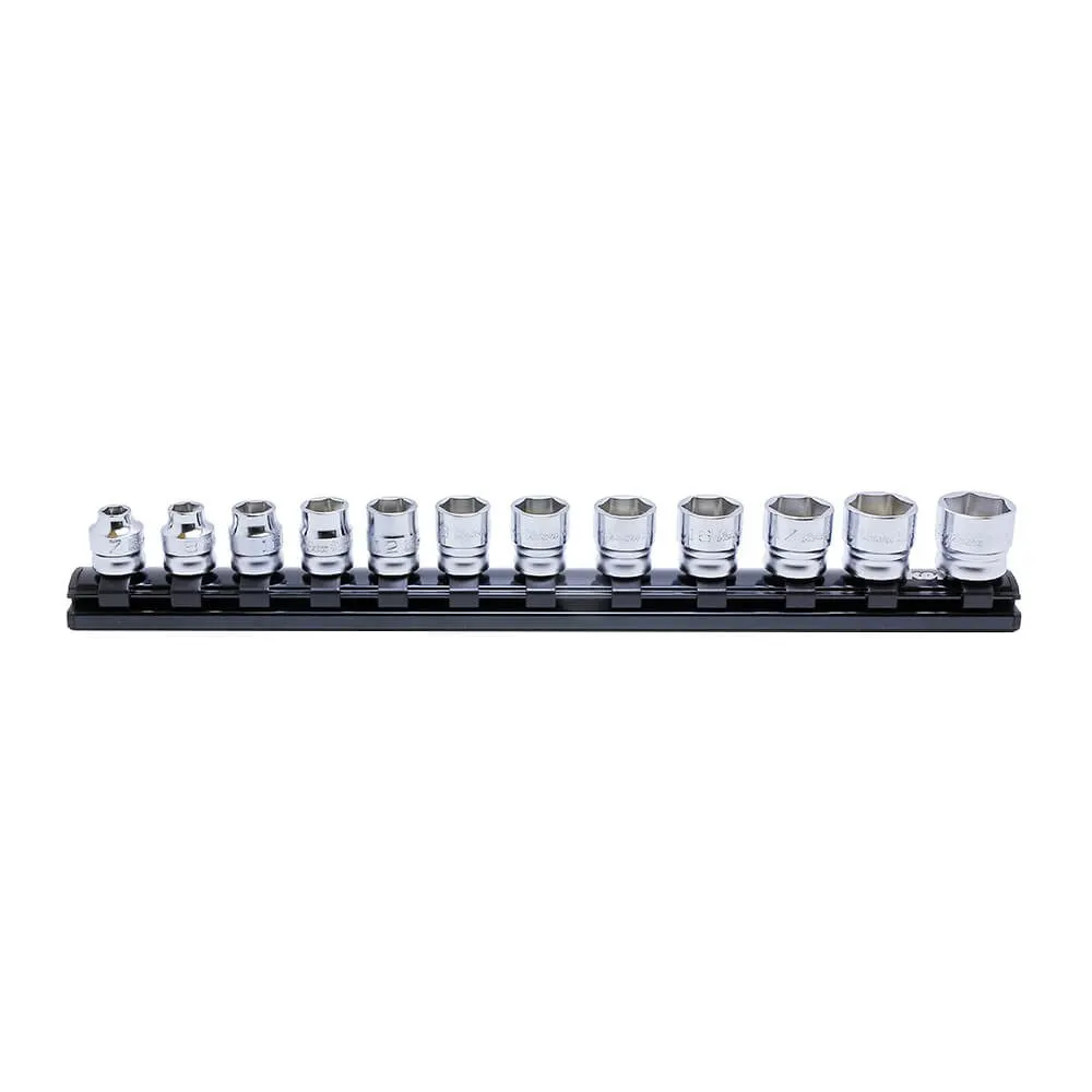 KOKEN Z-SERIES 3/8" Drive 72 Tooth Ratchet & 12 Piece Railset 811302