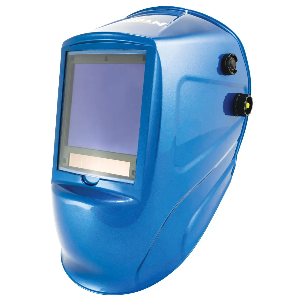 MICHIGAN XL Variable Shade Auto Adjust Digi >2A Welding Helmet - Blue MIC1000VDIG