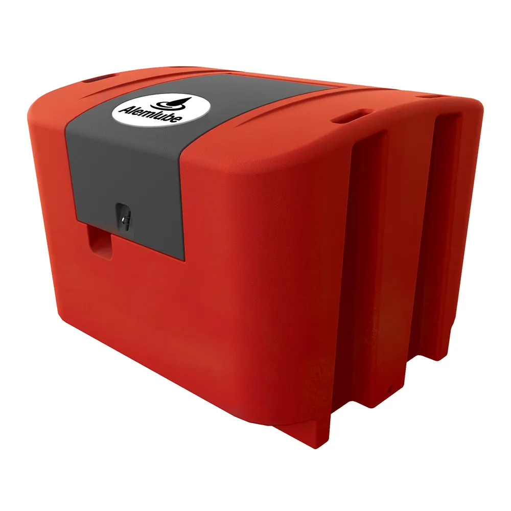 ALEMLUBE 600L Lockable Diesel Refuelling Storage & Dispensing Kit w/ Meter L60040PAM