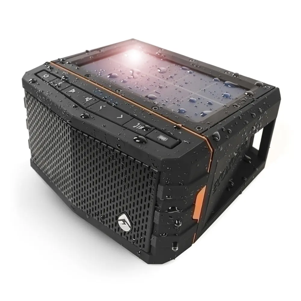 ECOXGEAR Portable Solar Waterproof Bluetooth Radio Speaker GDI-EXSJ401AU