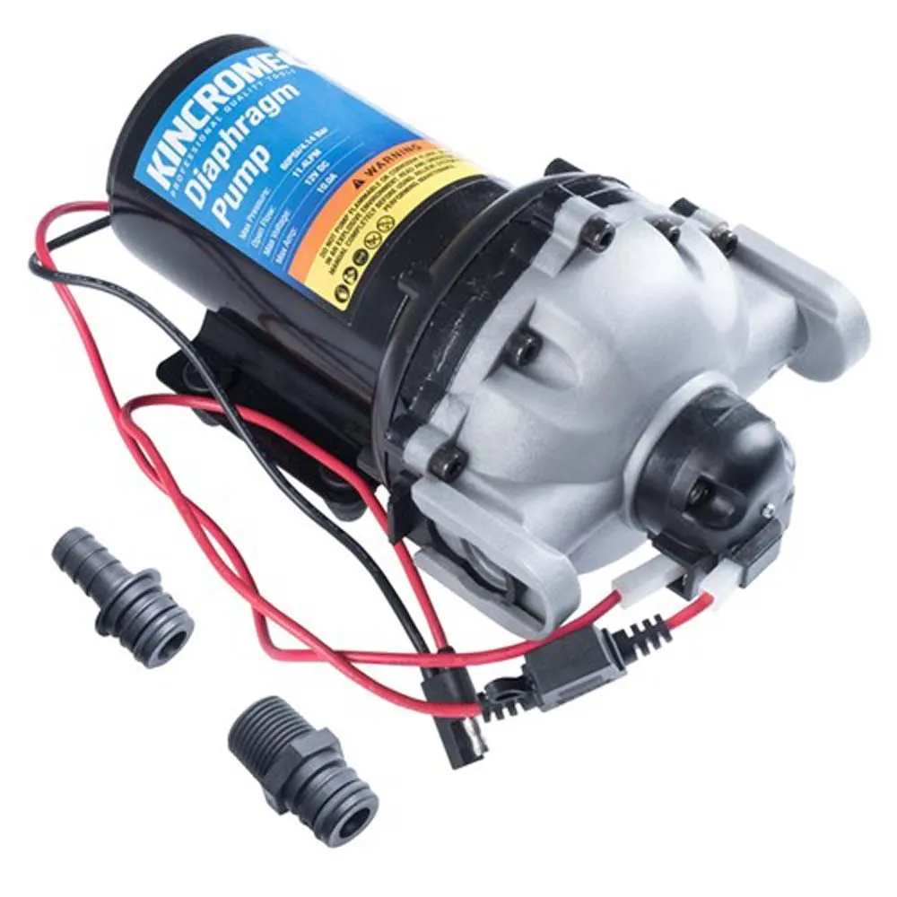 KINCROME 11.4LPM 12V Diaphragm Pump - Quick Connect K16104