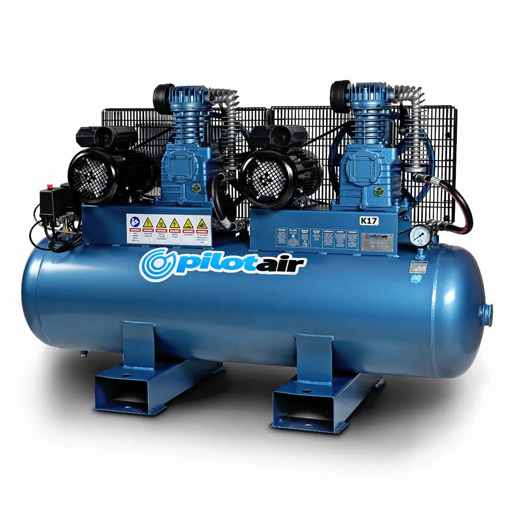 PILOT AIR Duplex Reciprocating Piston Compressor K17/DUPLEX/2.2KW