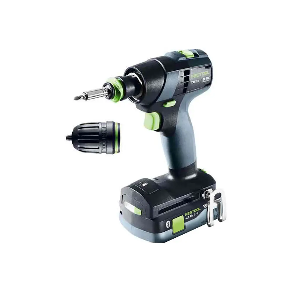 FESTOOL TXS 18V Cordless Compact 2 Speed Drill 4.0Ah HighPower Bluetooth Set in Systainer 578284