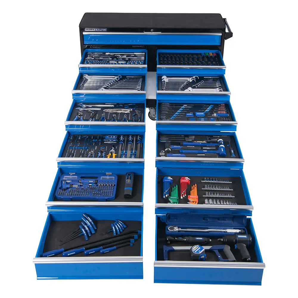KINCROME Evolution Tool Trolley 555 Piece 13 Drawer Extra Wide K1232