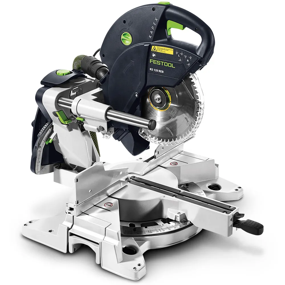 FESTOOL 1600W 260mm Compound Sliding Mitre Saw KS120RKAPEX 575307