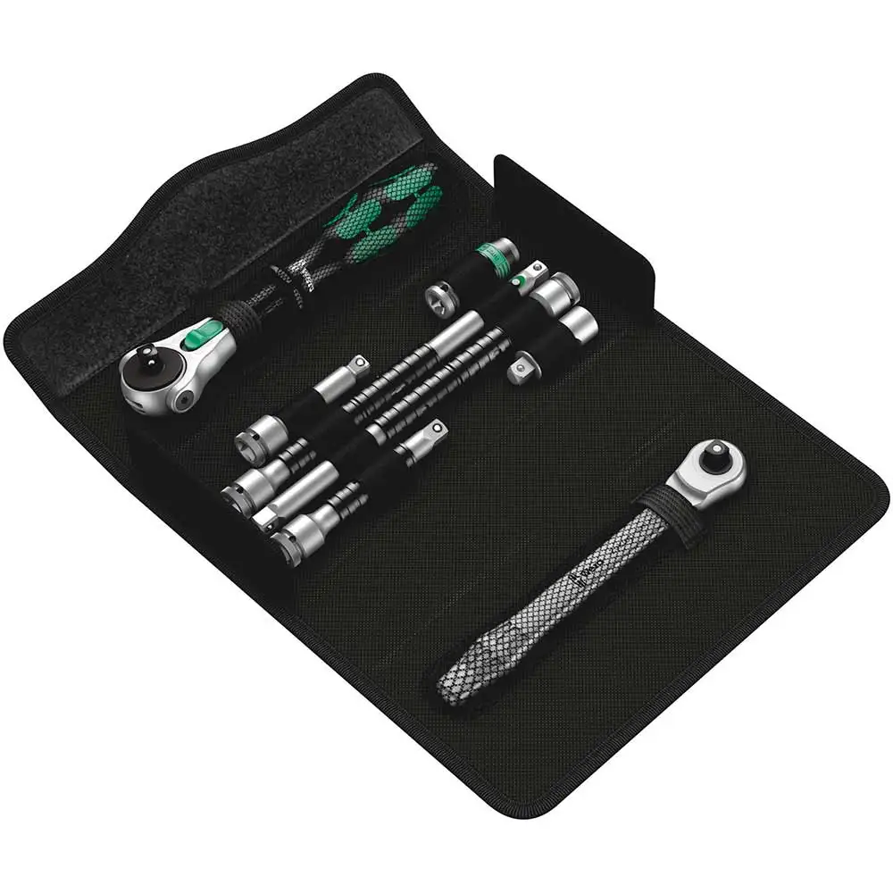 WERA Kraftform Kompakt Zyklop MS1 1/4" Ratchet Set - 8 Piece WER135949