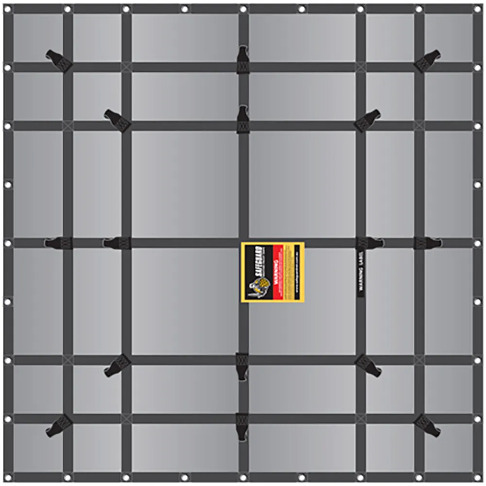 SAFEGUARD 1600 x 1600mm 1000kg Rated Restraint Weatherproof Tarp Small SSRT-600