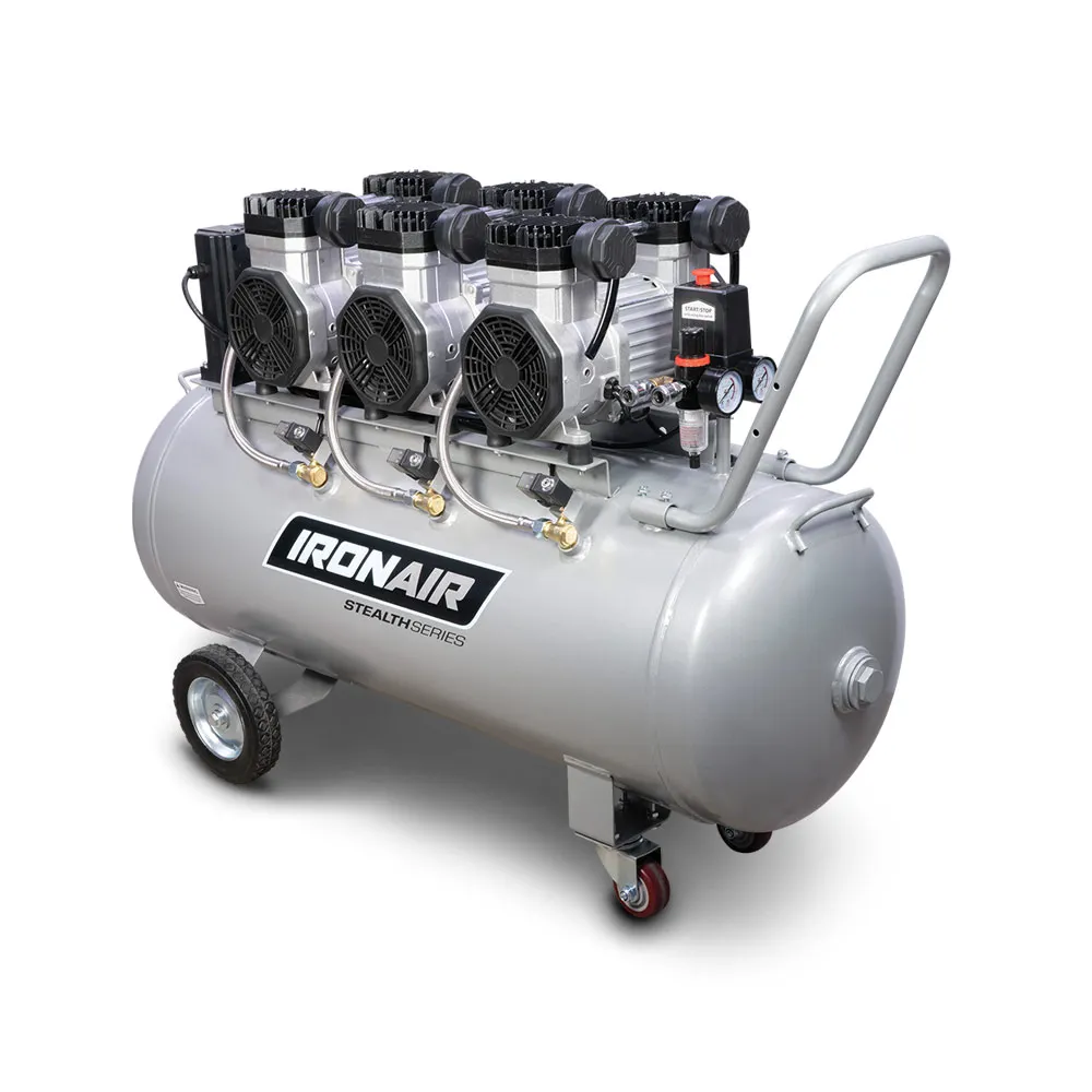 IRONAIR 4.5HP 150L Super Quiet Direct Drive Air Compressor TTD22150OF