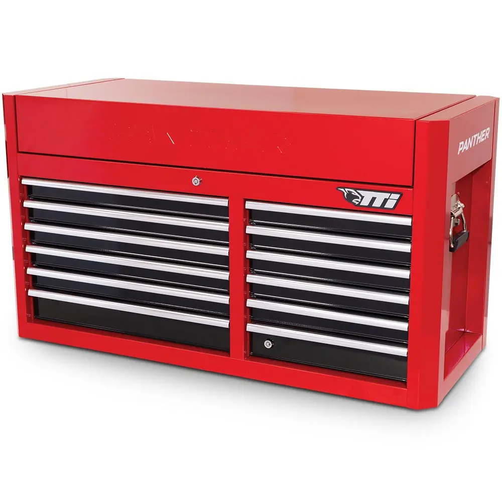 TTI 41inch 12 Drawer Tool Chest - Red/Black TCH4112