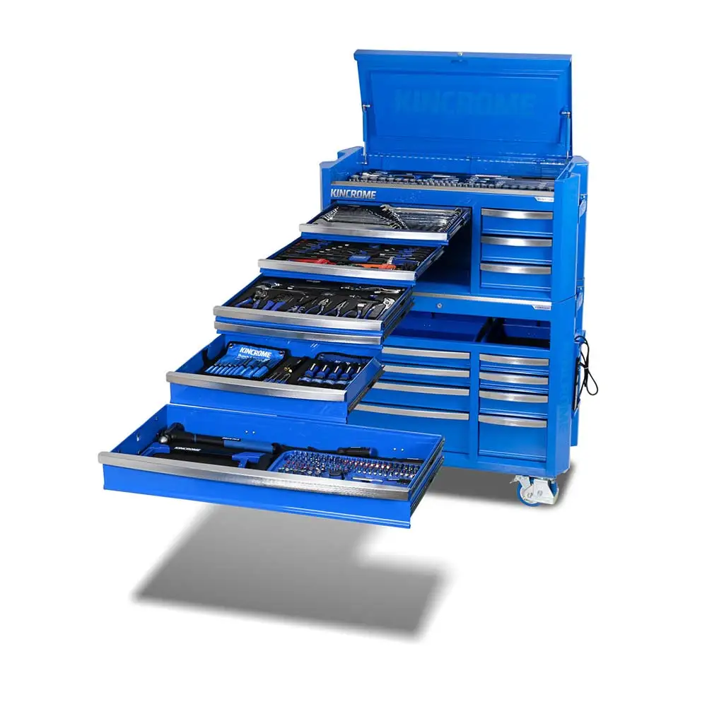 KINCROME 42" 17 Drawer Contour Workshop Tool Kit - 475 Piece K1970