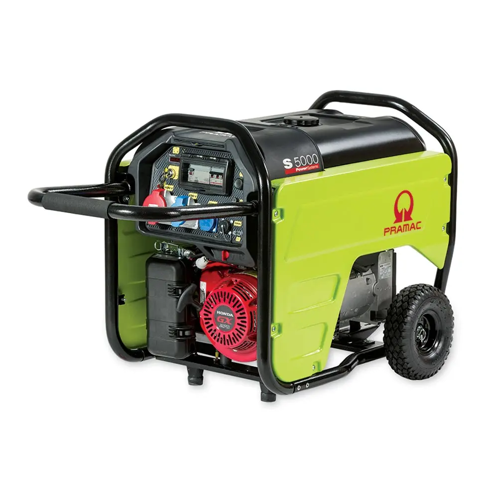 PRAMAC 5kVA Electric Start Petrol Generator with Honda Engine S5000 PD412SH2Z08