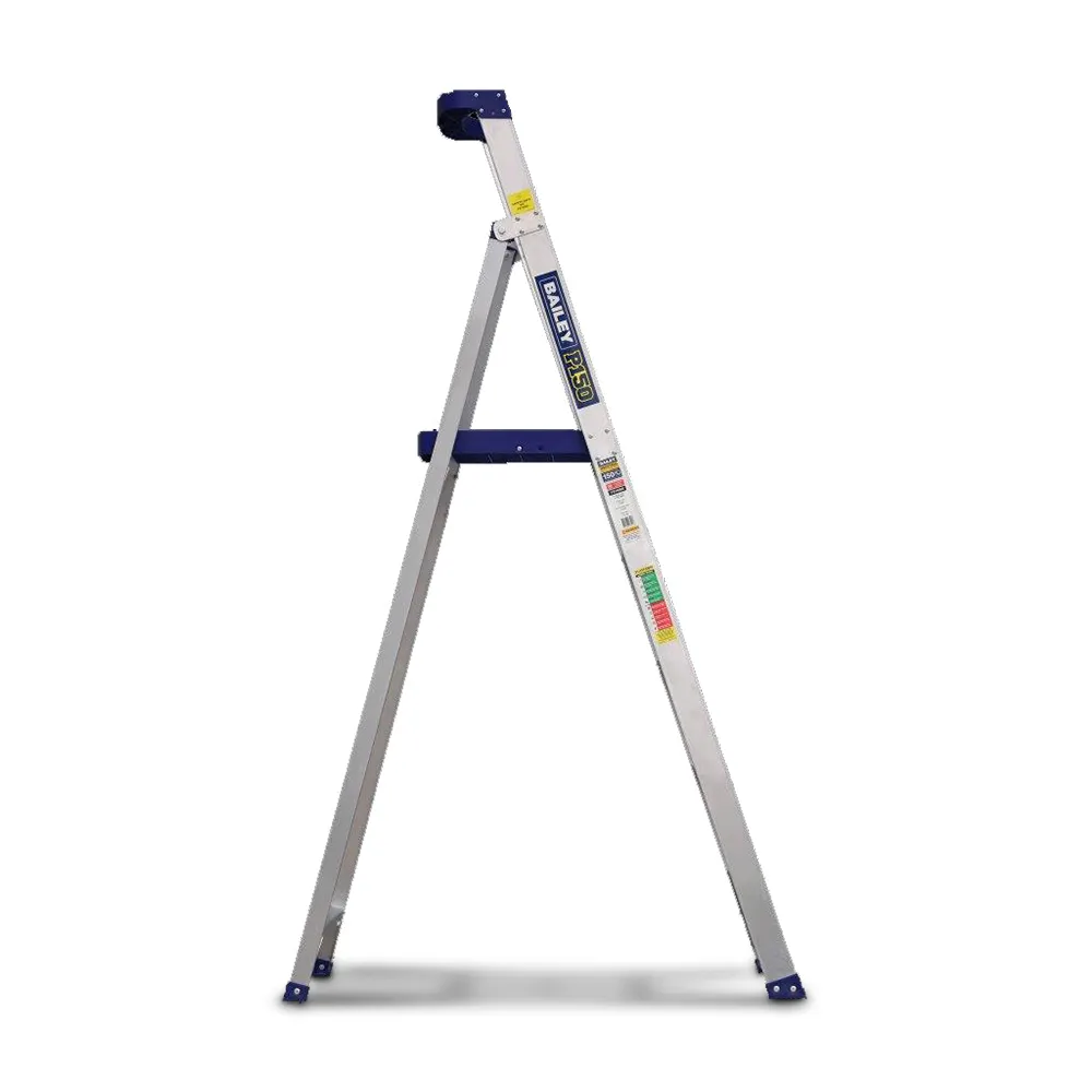 BAILEY P1505 Platform Step Ladder 1.5m Aluminium 150kg Industrial FS14068