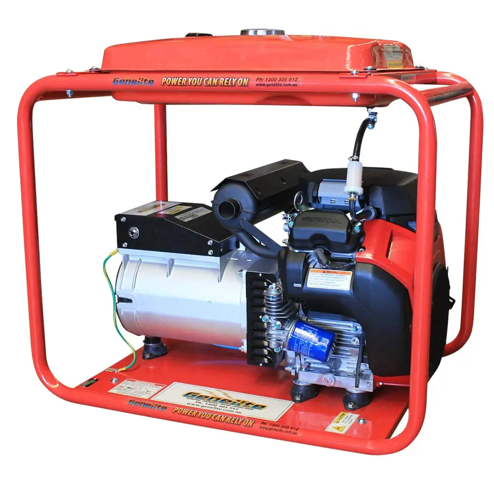 GENELITE 14.5kVA HONDA Petrol Generator Electric Start 25Ltr LRT Single Phase GH14.000E-LRT