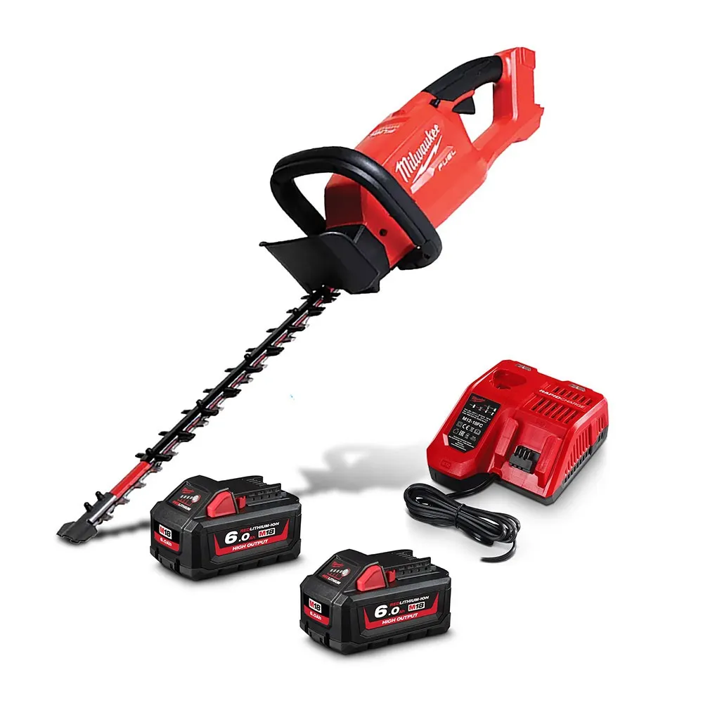 MILWAUKEE FUEL 18V 2 x 6.0Ah 610mm 24inch Hedge Trimmer Kit M18CHT24B602