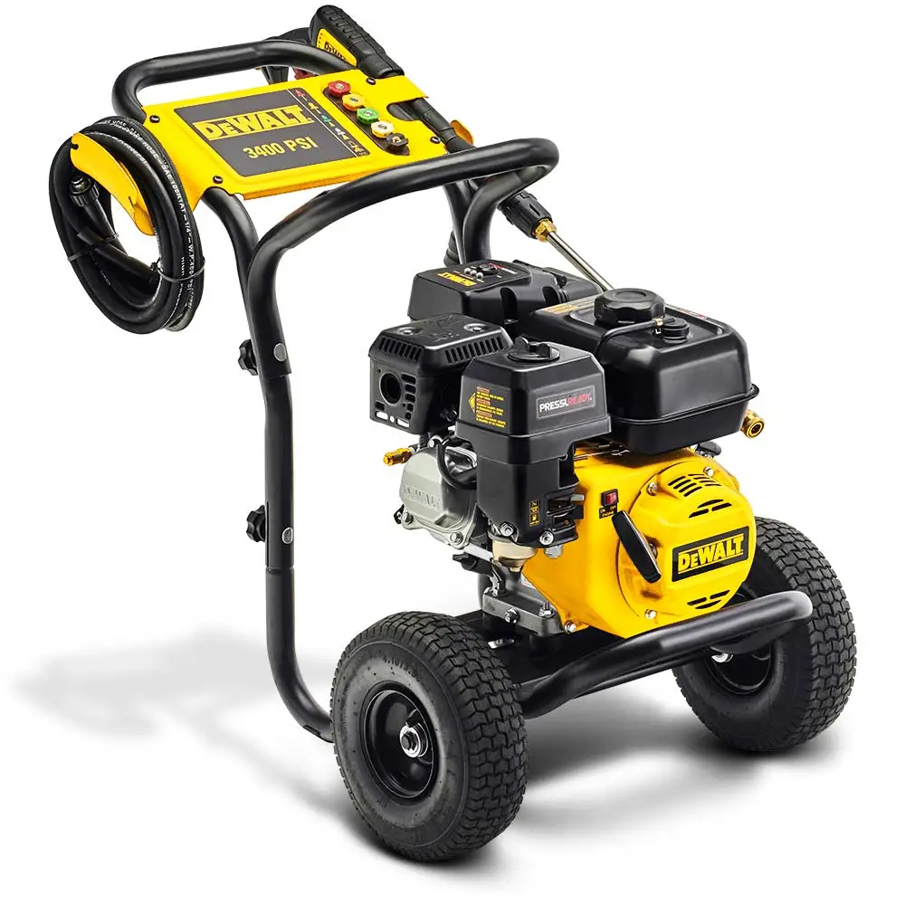 DEWALT 3400PSI 9.5LPM Petrol Pressure Washer w. 18V Battery & Charger DXPW3495PR