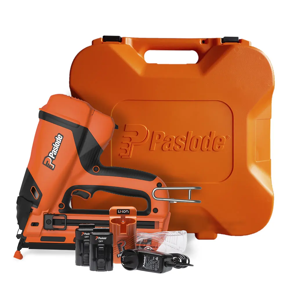 PASLODE 16G 2 x 7.4V Impulse Trimmaster Angled Bradder Kit B20722
