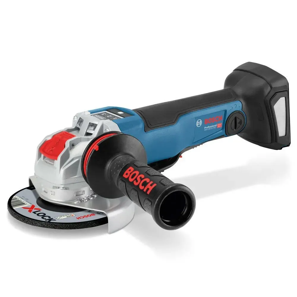 BOSCH 18v X-LOCK Brushless 2 x 8.0ah Angle Grinder Kit 0615990M0G