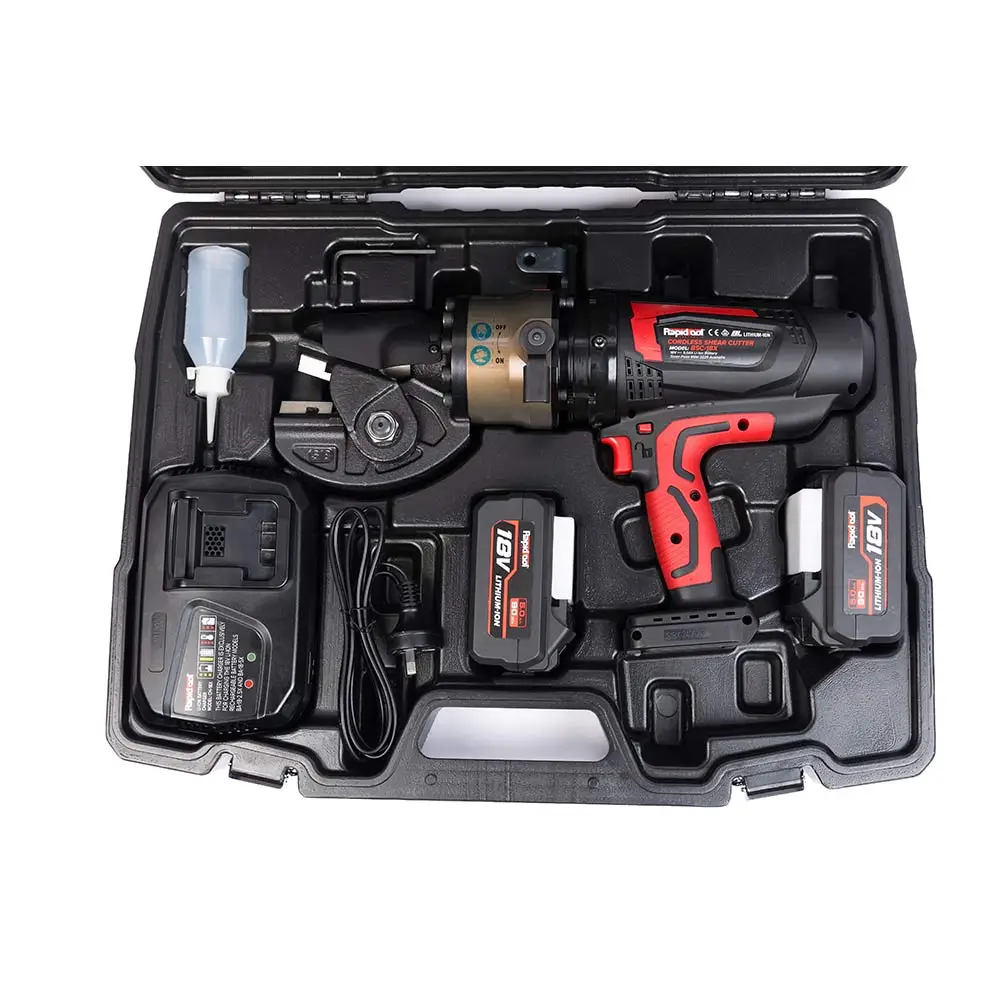 RAPIDTOOL 18V Brushless 2x5.0Ah Rebar Shears Kit BSC-18X