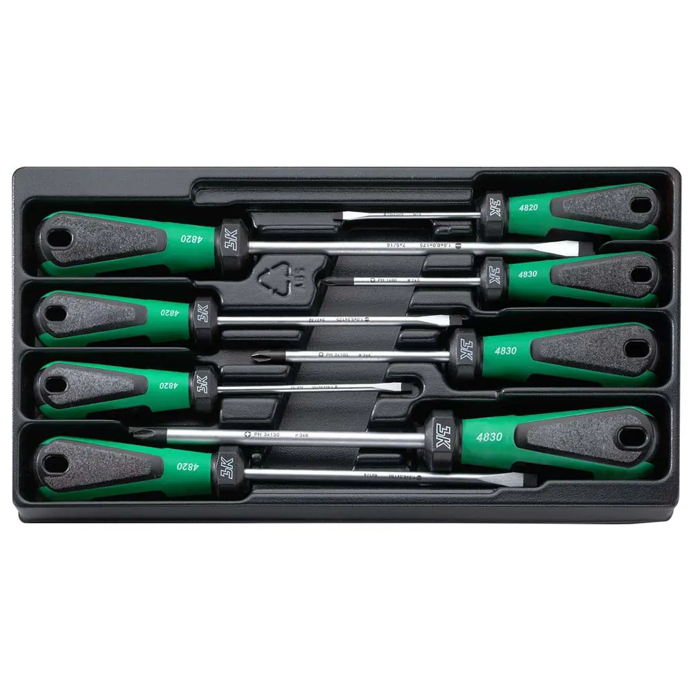 STAHLWILLE 3K Drall Screwdriver Set - 8 Piece 96489210