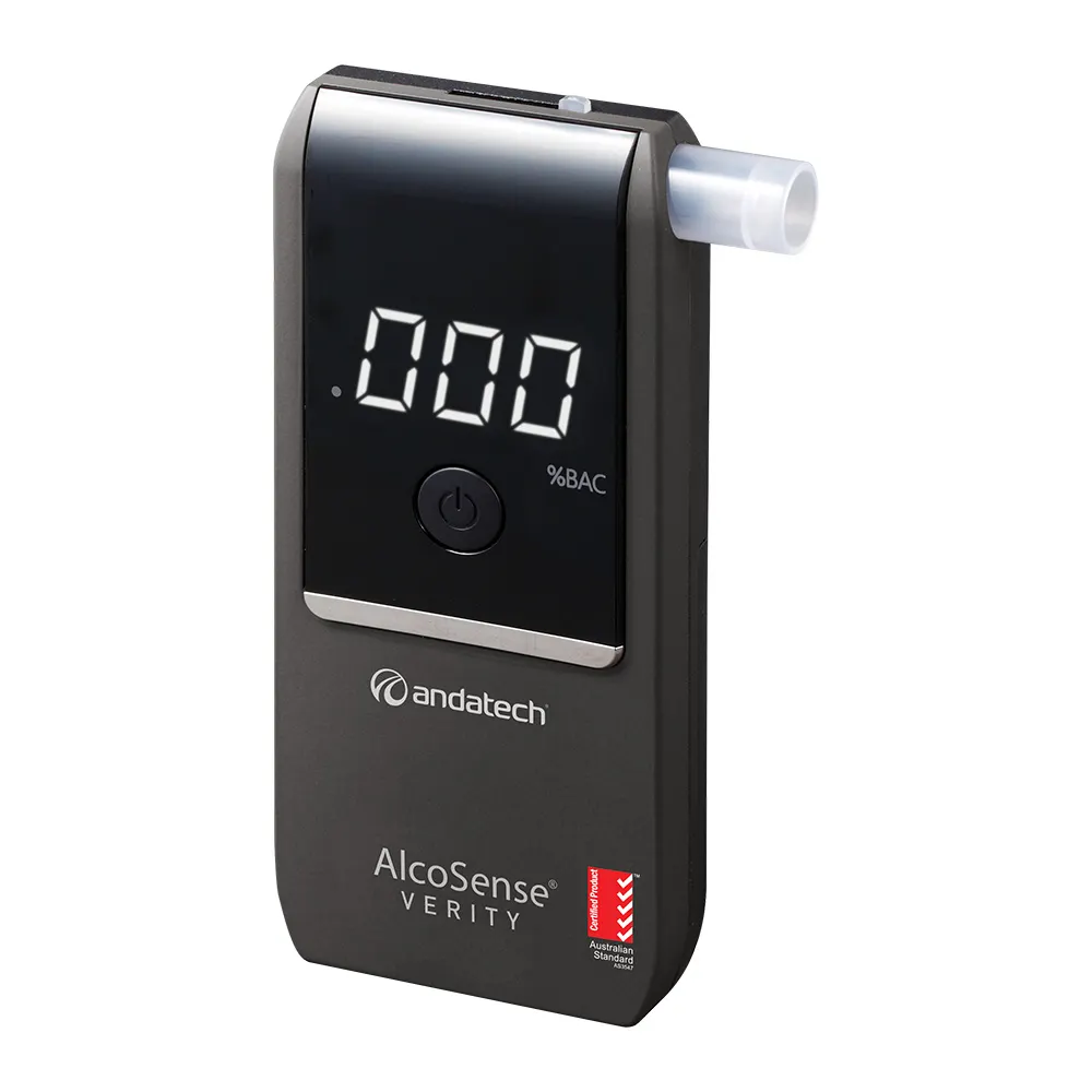 ALCOSENSE Verity Personal Fuel Cell Breathalyser - Gray Colour ALS-VERITY-GRY