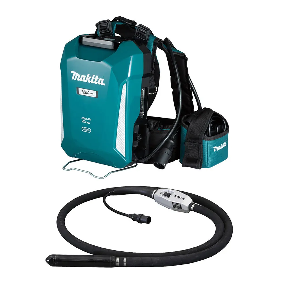 MAKITA 40V Max Direct Connect 43mm Diameter 3000mm Concrete Vibrator Kit VR002CX3