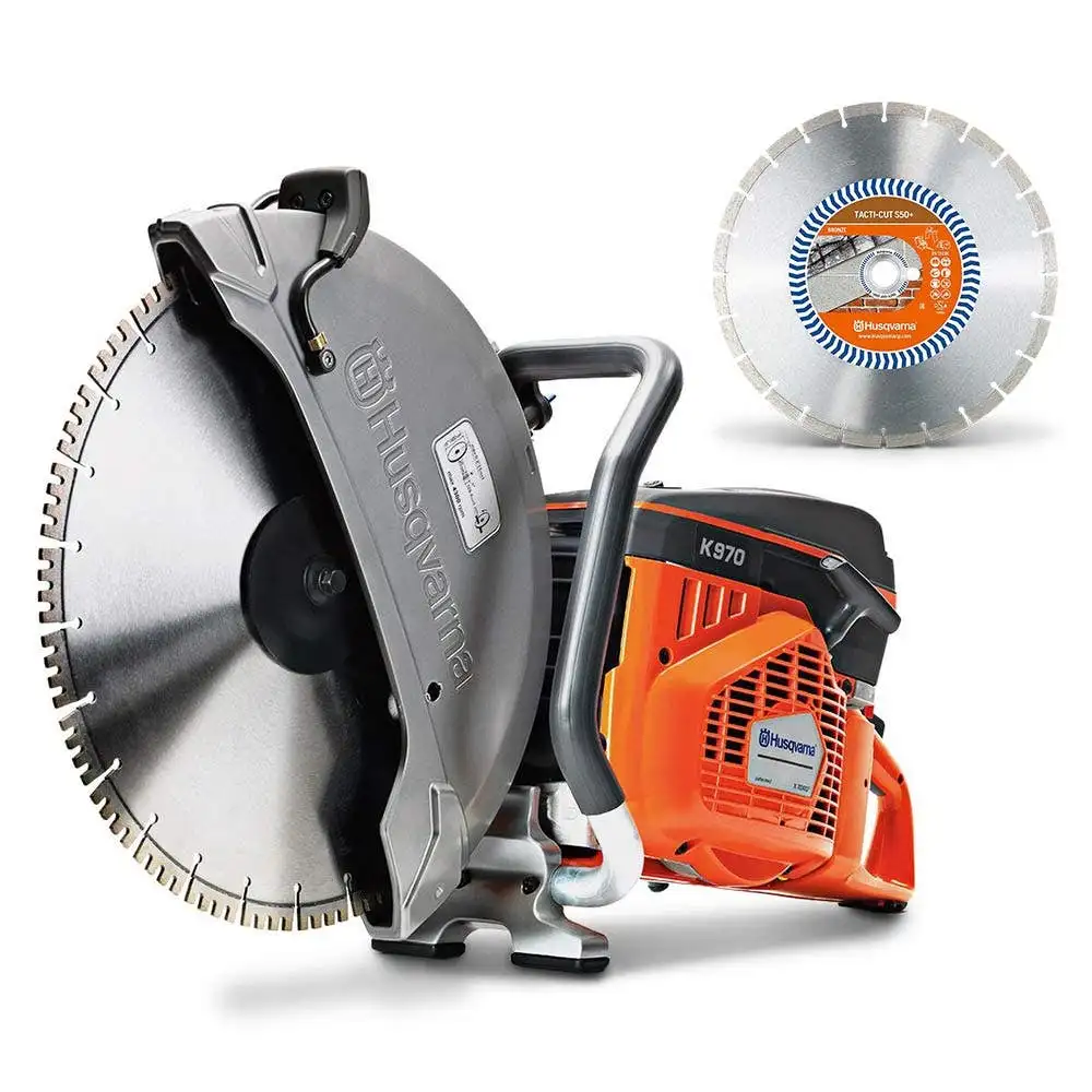HUSQVARNA 400mm Demolition Saw K970 with 40mm TACTI-CUT S50-PLUS Blade Kit