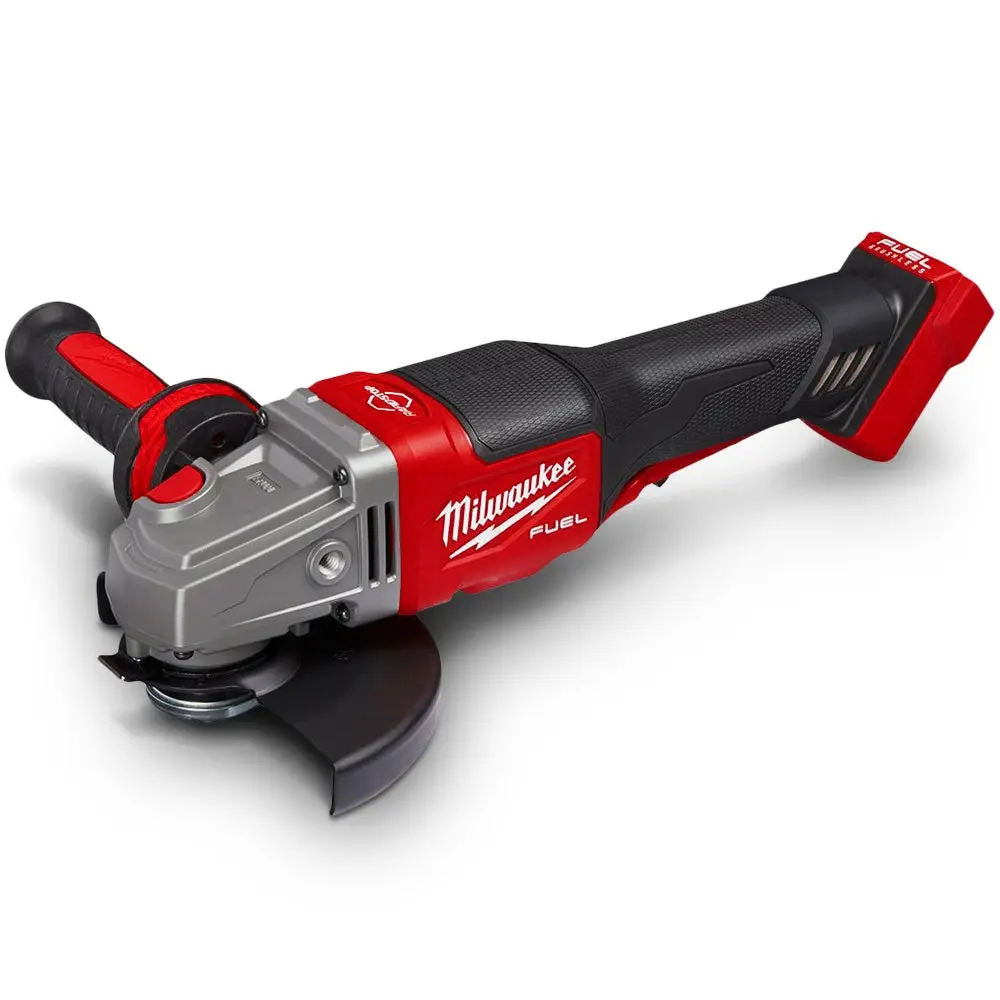 MILWAUKEE 18V FUEL Brushless 2 x 6.0Ah 125mm RAPID STOP Angle Grinder Kit M18FSAG125XPDB-602