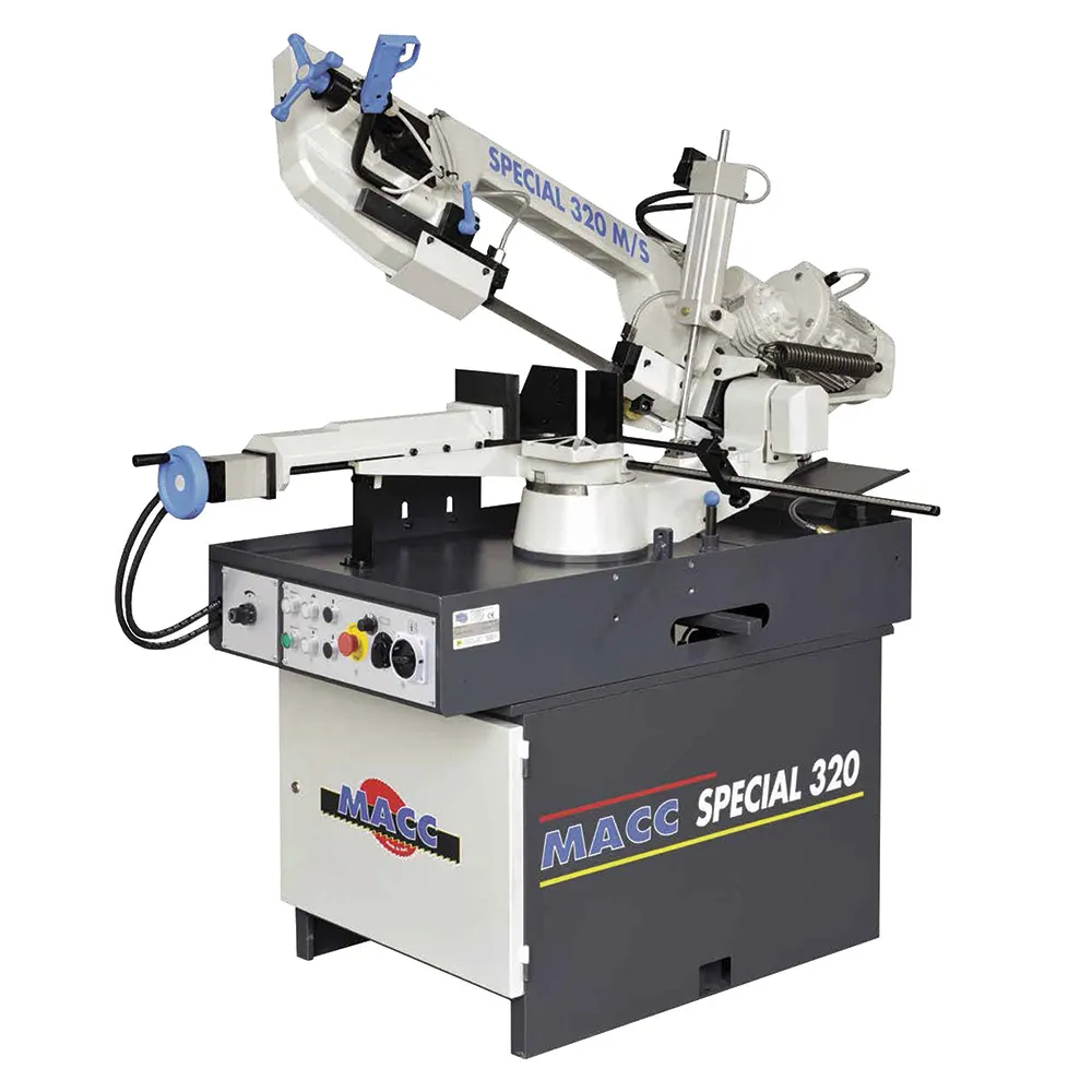 MACC 230mm Swivel Head Dual Mitre Bandsaw Semi Auto MB-320MS-3