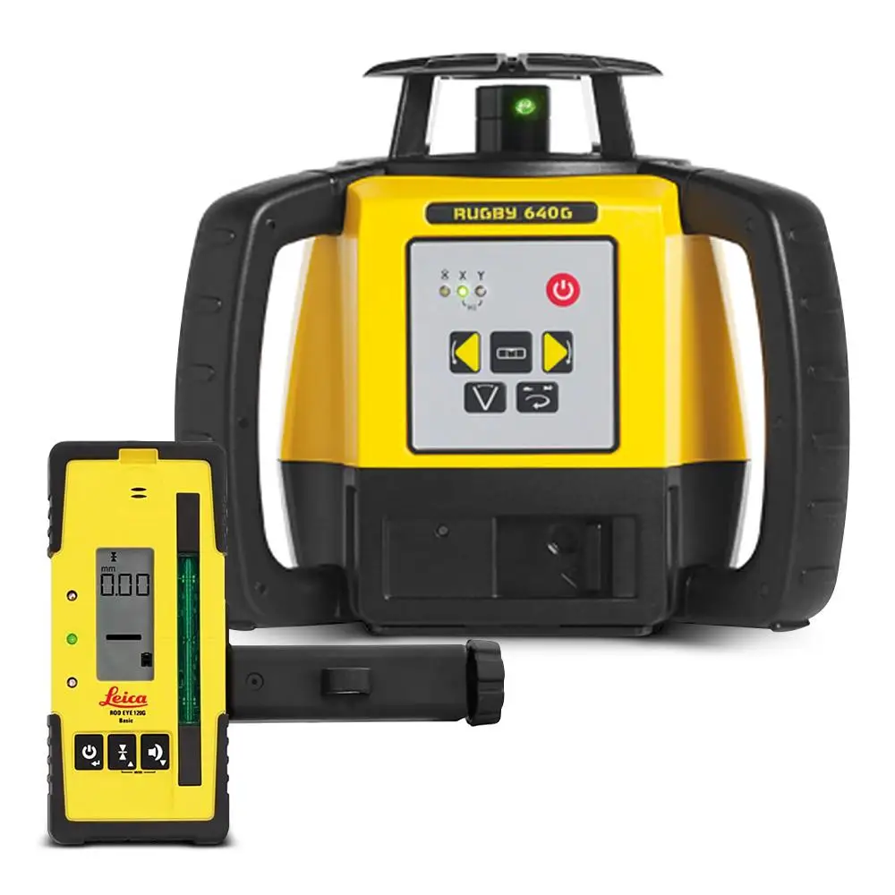 LEICA Green Beam Rotary Laser Level RUGBY 640 LG6011488
