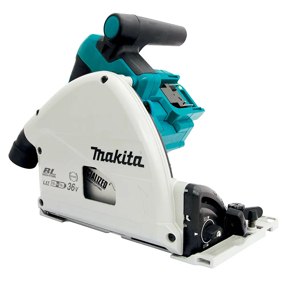 MAKITA 18Vx2 Brushless AWS 2 x 5.0Ah 165mm Plunge Cut Circular Saw Kit DSP601PT2JUT