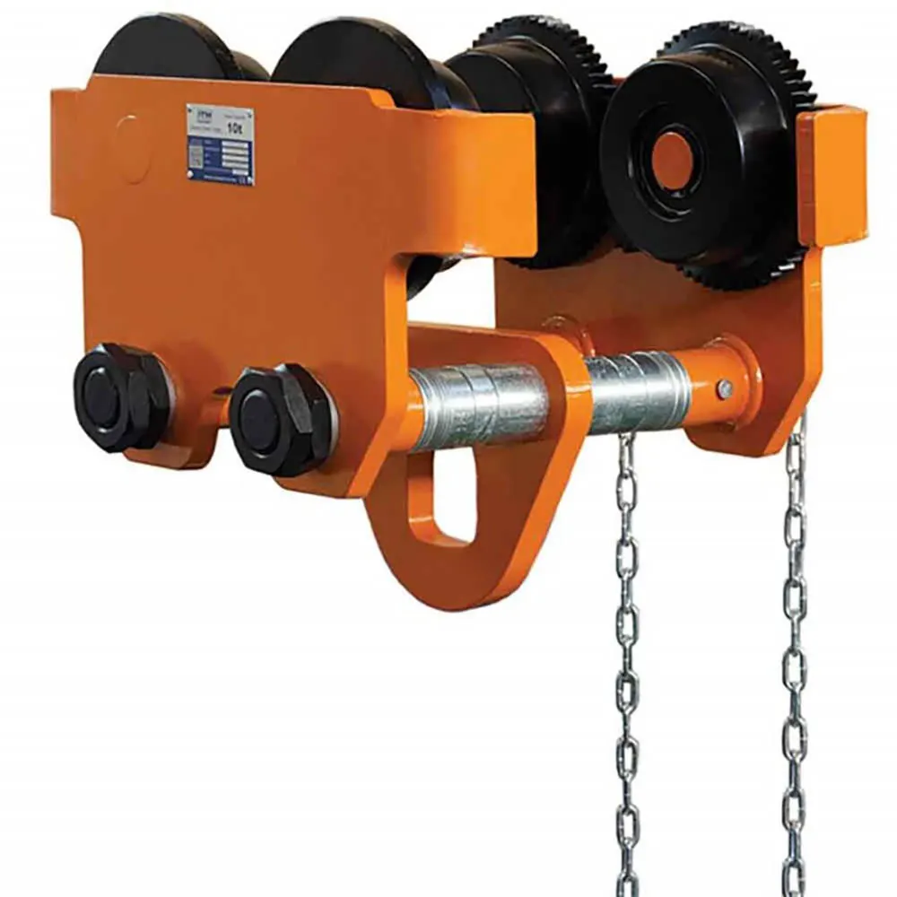 ITM 10 Tonne 114-305 Beam Width Geared Girder Trolley TM9102-10000