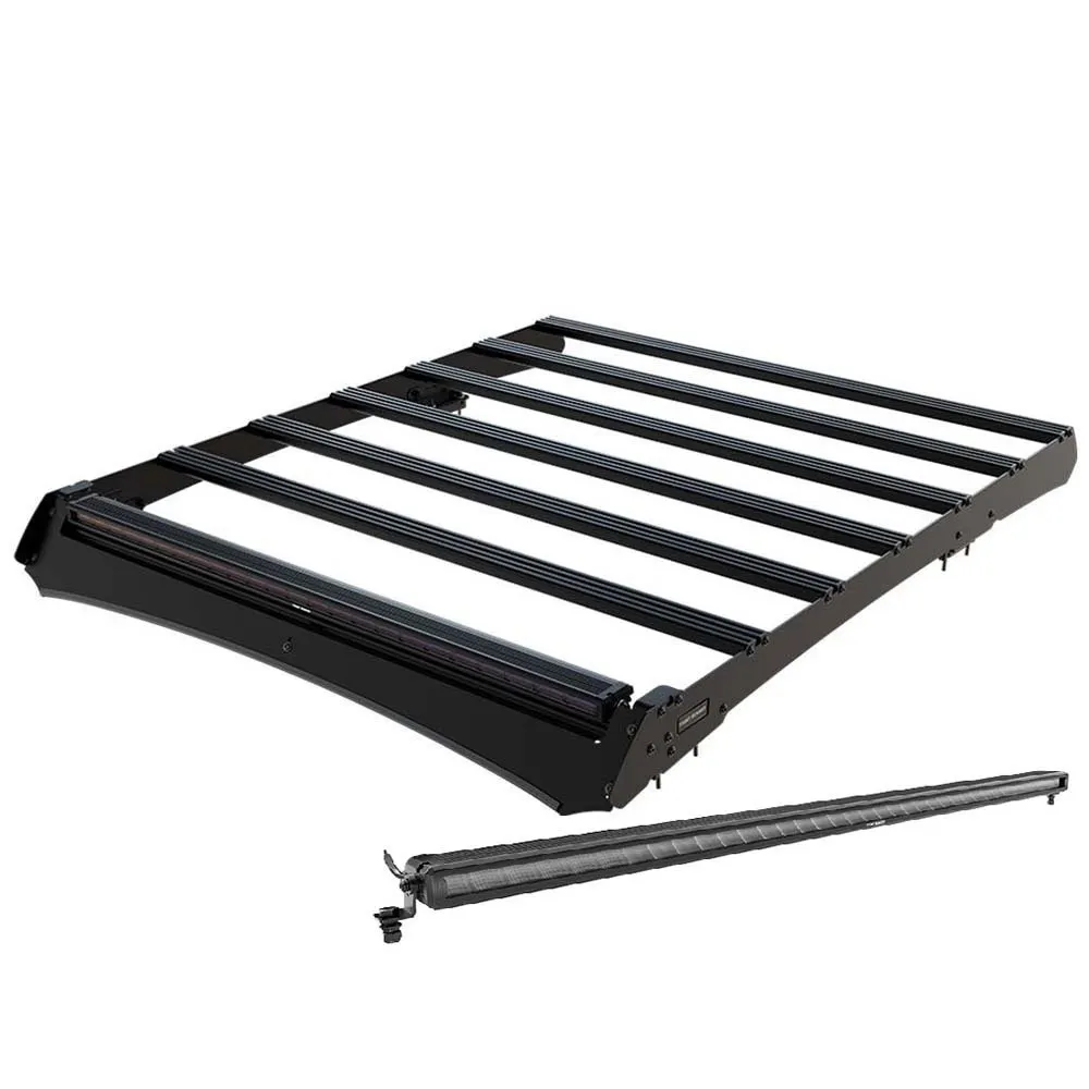 FRONT RUNNER Toyota Hilux (2015-Current) Slimsport Roof Rack with 40" Lightbar Kit KSTH004TB