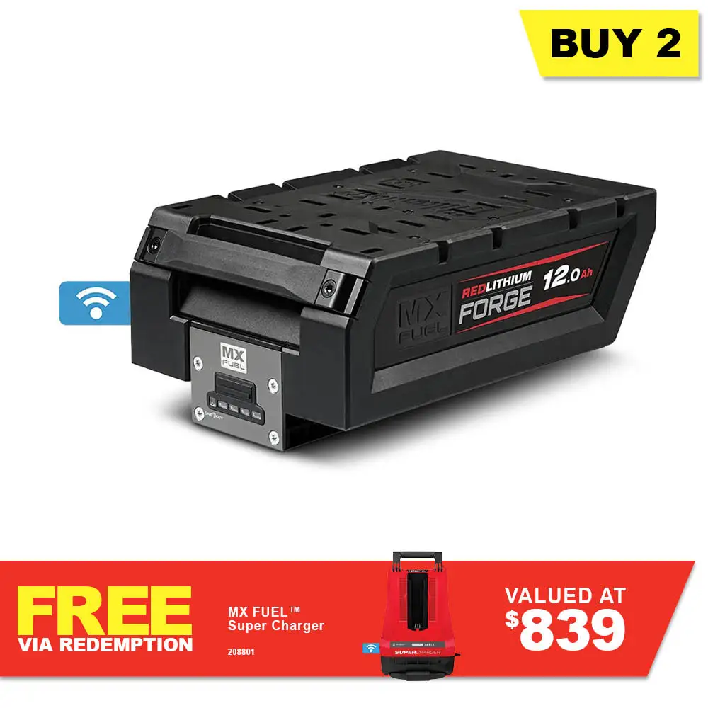 MILWAUKEE MX FUEL REDLITHIUM FORGE 12.0Ah Battery MXFHD812