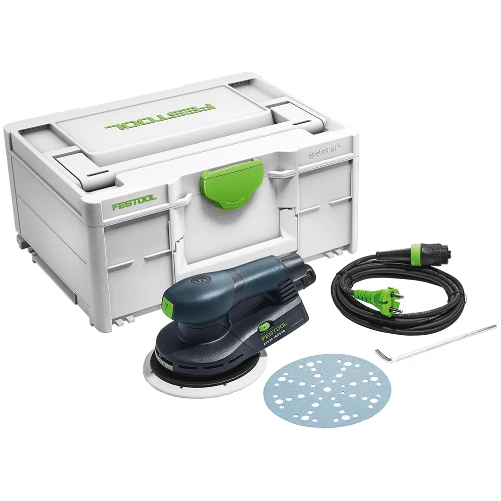 FESTOOL 150mm Brushless ETS EC150/5 EQ-PLUS 400W Random Orbital Sander ETC EC 576333
