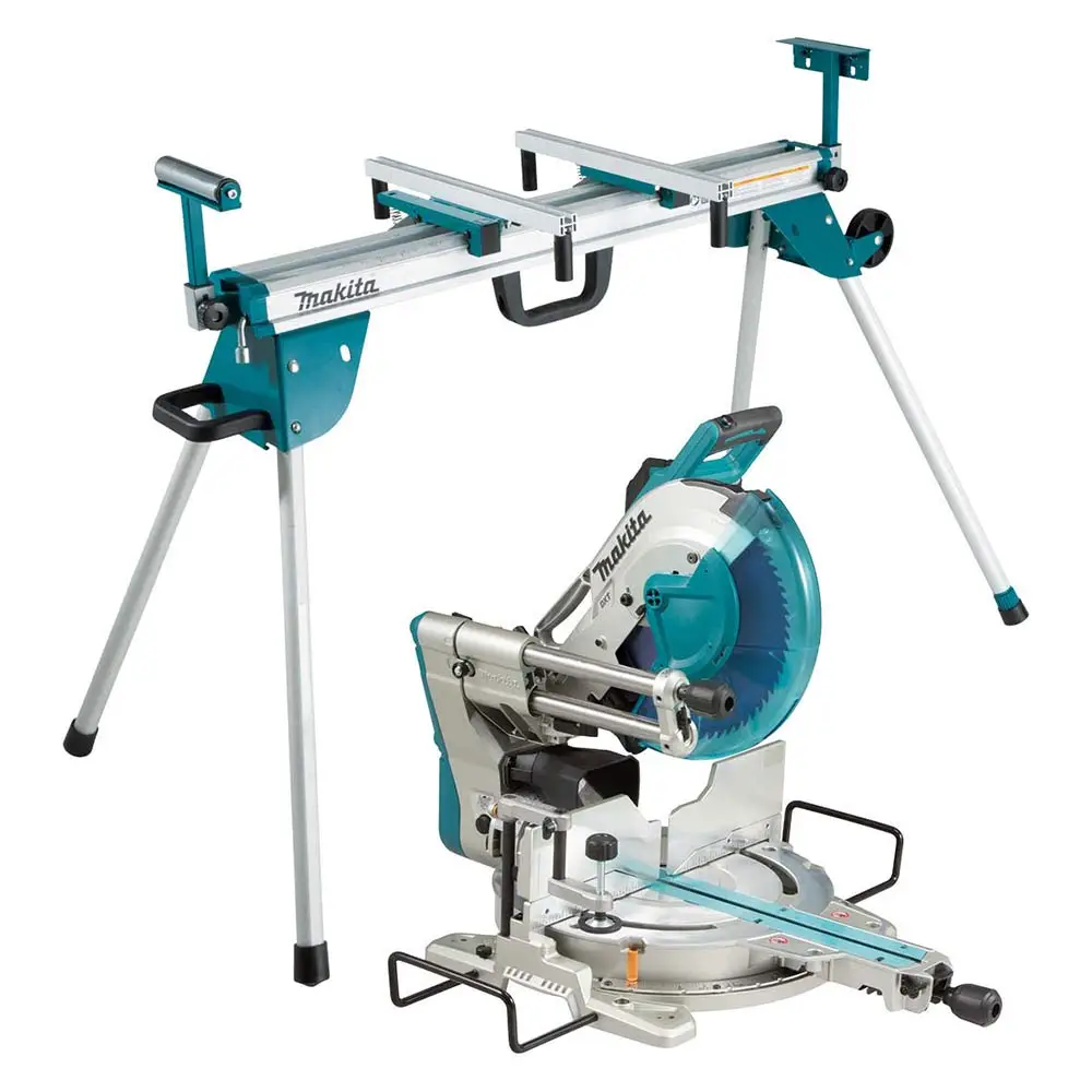 MAKITA 1800W 305mm 107 X 363mm DBL+DEBWST06 Stand Comp-Sl Mitre Saw LS1219-AWST06