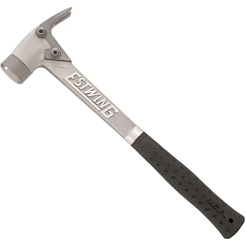 ESTWING Vinyl Grip Aluminum Hammer - 14 Oz Black - Smooth Face ESTALBK