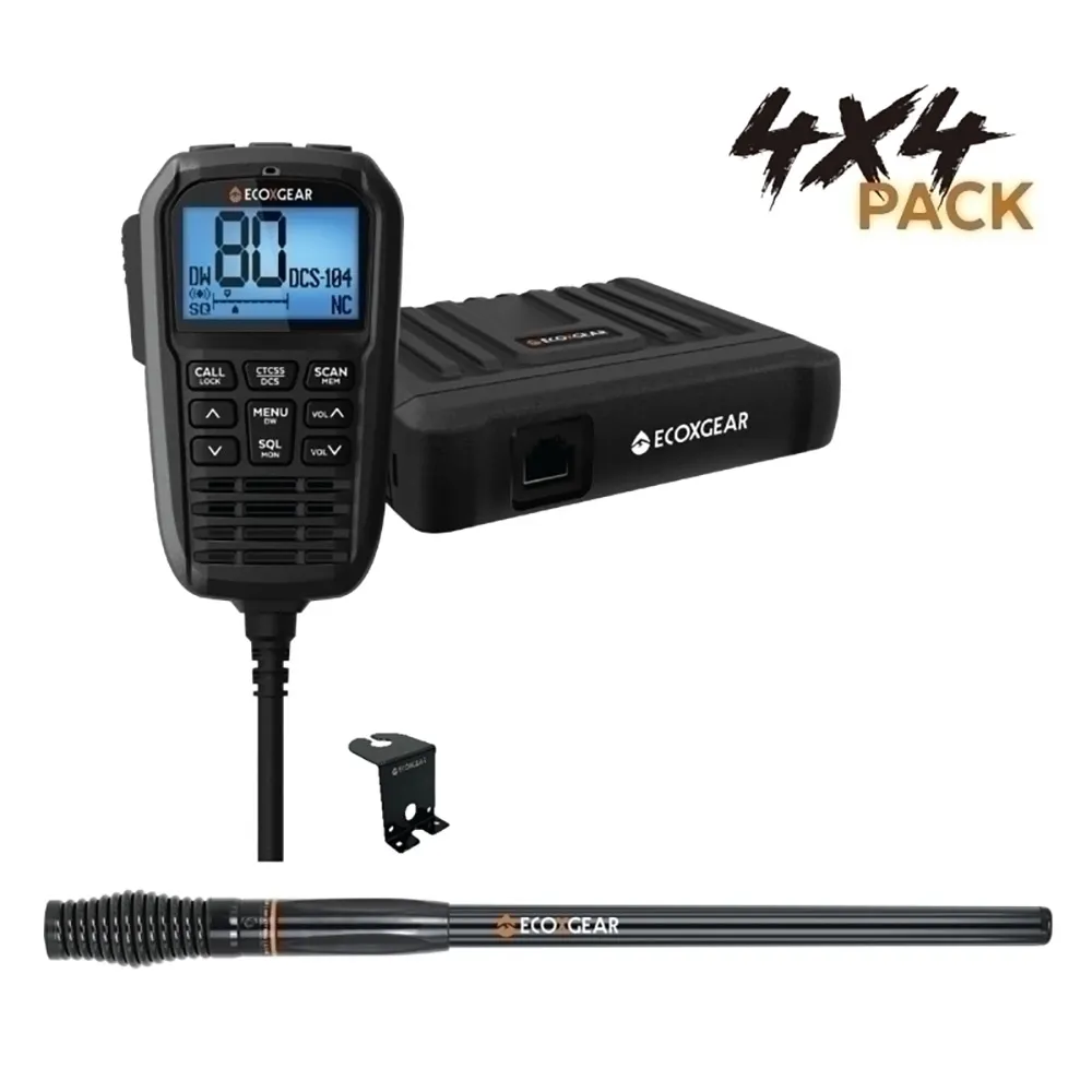 ECOXGEAR 4x4 Pack UHF Remote Mic EXG3000-4WDPK