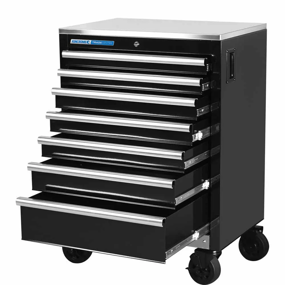 KINCROME 7 Drawer Trade Centre Tool Trolley K7367