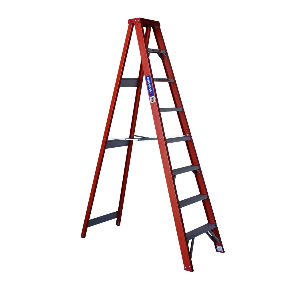 INDALEX 120kg Trade 2.4m Single Sided Fibreglass Step TRDSF8