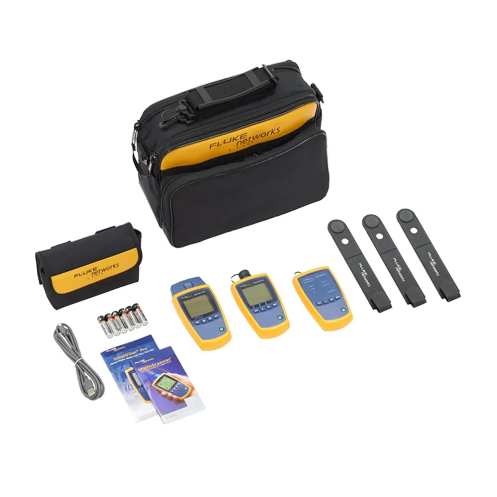 FLUKE MicroScanner Network Copper & Fiber Tester Kit FLUMS2-FTK