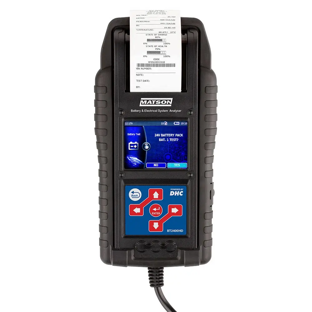 MATSON Battery System Tester With Printer BT2400HD
