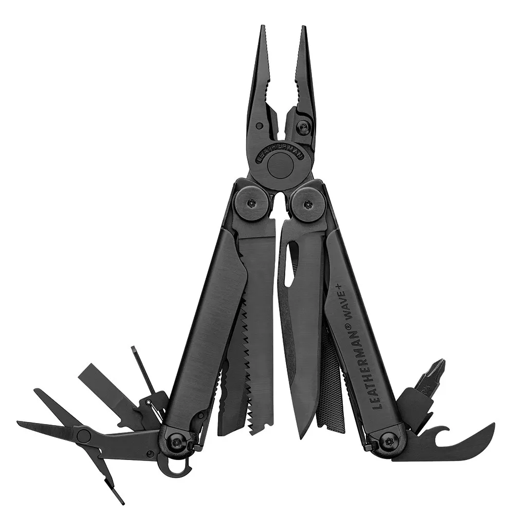 LEATHERMAN Wave Plus Black Oxide Multi-Tool 420HC S/S Blades with MOLLE Black Sheath YL832526
